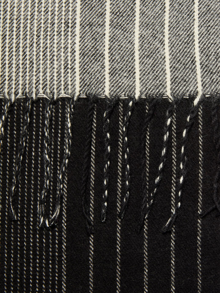 Color block scarf - null - Gray | Sisley image number 2